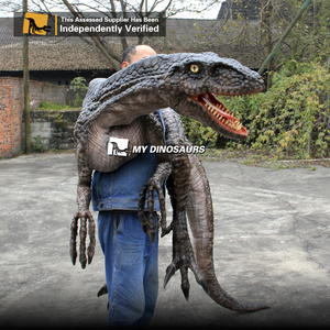 Mes Dinosaures J24-1 Latex Dinosaure <span class=keywords><strong>Marionnette</strong></span> Raptor - Product Image 5