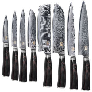Cuchillo <span class=keywords><strong>de</strong></span> Cocina Chino con Mango <span class=keywords><strong>de</strong></span> Mokume y Hoja <span class=keywords><strong>de</strong></span> <span class=keywords><strong>Damasco</strong></span> - Product Image 1