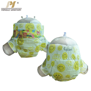 廉价一次性布质婴儿尿布 印花3D防漏 ISO9001认证中国制造商 - Product Image 2