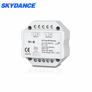 Atenuador inalámbrico Skydance AC Triac RF + atenuador RF Push <span class=keywords><strong>para</strong></span> lámparas <span class=keywords><strong>led</strong></span> - Product Image 6