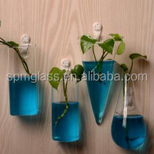 <span class=keywords><strong>Parete</strong></span> Appeso Vaso di Vetro A Forma decorativa Casa Ornamento Trasparente - Product Image 2