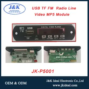 JK-P5001 범용 AV sd mmc /TF mp5 플레이어 usb 비디오 디코더