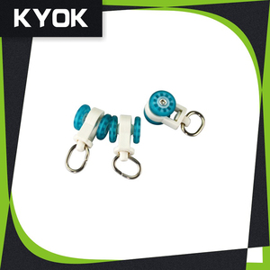 White Color <strong>Curtain</strong> Track Extension Brackets Plastic <strong>Curtain</strong> Track Gliders <strong>with</strong> <strong>Hooks</strong> - Product Image 5