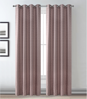 XXC-cortina jacquard con diseño geométrico, cortinas suaves 100% poliéster árabe