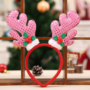 تصميم مضحك عيد الميلاد الرنة قرن الوعل عصابات الترتر رخيصة عيد الميلاد قرن الوعل عقال - Product Image 4