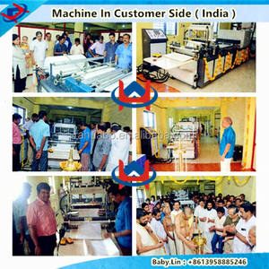 아기. 린 다섯-부직포 소프트 루프 핸들 가방 한 만드는 기계 가격 - Product Image 4