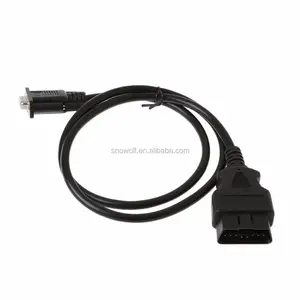 DB9 סידורי RS232 OBD2 כבל זה הוא OBD-II כדי DB9 כבל, אשר מאפשר לך גישה של המכונית שלך OBDII מחבר