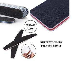Limas de <span class=keywords><strong>uñas</strong></span> con logotipo impreso, pintauñas con arena, personalizadas, 180/180 <span class=keywords><strong>pies</strong></span> blancos, de alta calidad, el más vendido - Product Image 4