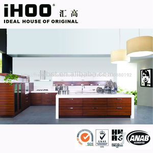 american black walnut l forme une petite cuisine design de style moderne - Product Image 2