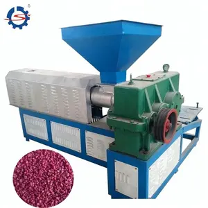 hot PET bottle flakes crushing recycling washing machine line plastic cutting machine