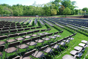 800lbs Capacidad de peso EE. UU. Venta caliente Evento Silla plegable de plástico al aire libre - Product Image 5