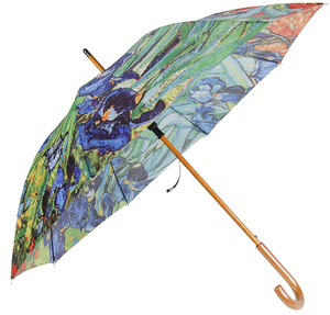 <strong>Custom</strong> Logo <strong>Pattern</strong> 23 Inch Van Gogh Straight <strong>Umbrella</strong> to Paint - Product Image 4