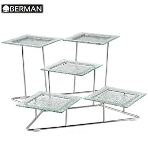 Lista de Equipos para Hoteles, Equipos de Catering, Soportes de <span class=keywords><strong>Buffet</strong></span> de Vidrio Teñido, Exhibidores de Postres, Elevadores de Comida para Banquetes de Boda en Venta - Product Image 4