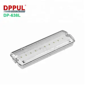 Dppul照明和电路设计IP65消防疏散嵌入式LED可充电应急灯