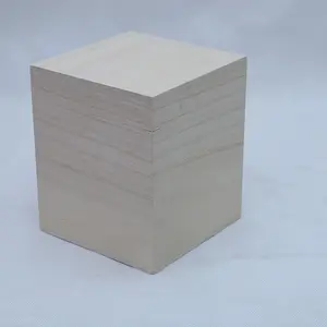 Personalizado tampa de madeira kiri caixa