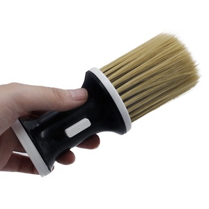 Grosir Sikat Penata Rambut Serat Sapu Leher Sikat Tukang Cukur Rambut Sikat Pembersih Debu Leher dengan Dispenser Bubuk - Product Image 2