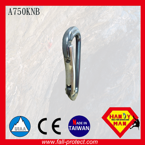 Mosquetón de escalada de montaña, puerta curvada de aluminio CE UIAA - Product Image 4