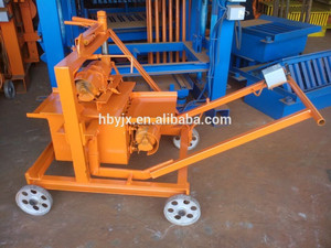 Móvil de la máquina para hacer concrect / máquina del bloque de cemento fácil operación precio indio - Product Image 4