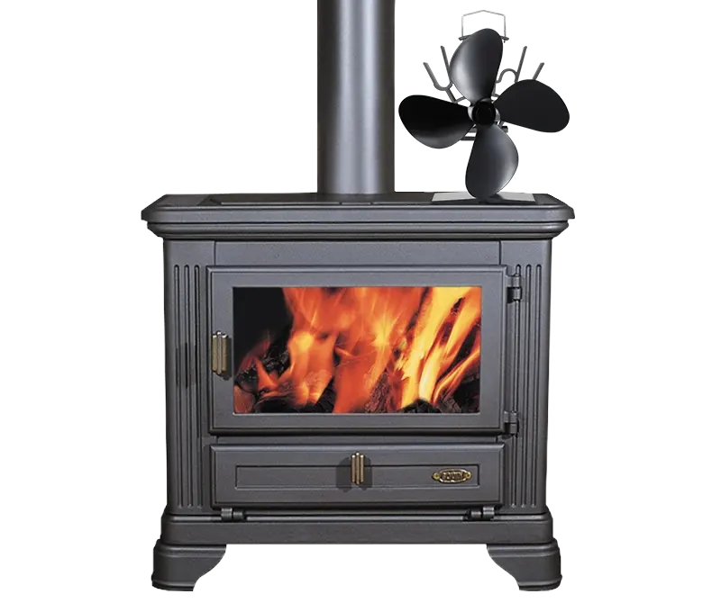 Winter Heater Mini Type Pellet Stove Top Fan Heat Powered 4 Blades Ecofan Wood Fireplace Sets Accessories