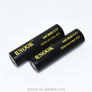 Vente chaude Enook 3100 mAh batterie 18650 40A 3.7 v li-ion batterie - Product Image 1