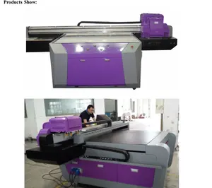 ZY-EUV1800เครื่องพิมพ์ Flatbed UV ใหม่สำหรับโฆษณาอิมเพรสชั่นเนอส์ Epson