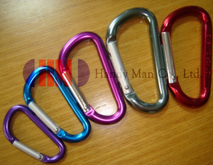 Mosquetón de Aluminio en Forma de D L-248, Mini Clip para Llavero, para Mochila, Llaves y Accesorios de Uso Diario - Product Image 4