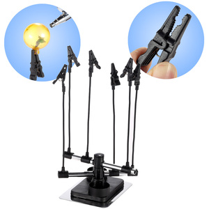 Model Airbrush Holder Stand - Spray Gun Bracket With Clamps For Painting Miniatures - View #5