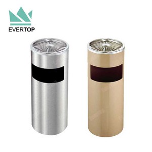 في الأماكن المغلقة التجارية الغبار بن المعادن التجارية علبة مهملات صندوق قمامة مصنوع من الفولاذ المقاوم للصدأ العامة حاوية القمامة الاستخدام التجاري - Product Image 6