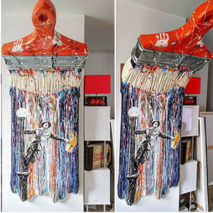Scultura d'Arte Moderna Riproduzione d'Arte Galleria Scultura <span class=keywords><strong>da</strong></span> <span class=keywords><strong>Parete</strong></span> in Resina di Fibra di Vetro - Product Image 2