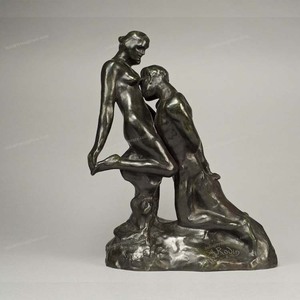 Atacado figura nude estátua erótica homem e mulher escultura bronze - Product Image 2
