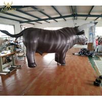 Toro hinchable gonflable espagnol noir taureau à vendre
