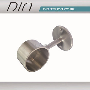 Stainless Steel Floor <b>Mounted</b> Tube Post for Stair <b>Railings</b> Modern Design Rust Resistant - Product Image 5