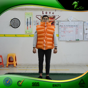 Jujia-veste de sauvetage gonflable en forme de radeaux, taille personnalisée, pour <span class=keywords><strong>piscine</strong></span>, extérieur, avec boule flottante, prix d'usine - Product Image 3