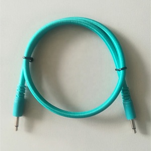 Cavo Audio Intrecciato Verde Arancione Nero da 3.5mm <span class=keywords><strong>Jack</strong></span> a <span class=keywords><strong>Mono</strong></span> 3.5mm per Disabili e Ausili Auto - Product Image 3