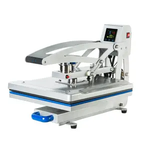 combe Semi-Automatic Magnetic Heavy Duty Auto Open Optional Working Table Sublimation flatbed T-shirt Heat Press Machine