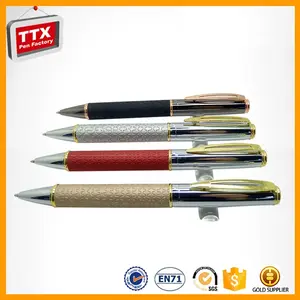 الصين المصنعين هدايا الأعمال الذهبي الصليب القلم ، رخيصة شعار القلم