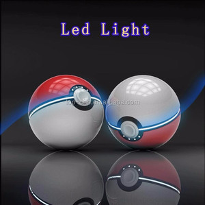 2016 Nueva pokeball gadget <span class=keywords><strong>12000</strong></span> mah banco de la energía con la luz llevada - Product Image 5