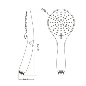3-setting Spirale Palmare Soffione <span class=keywords><strong>doccia</strong></span> Di Lusso Pacchetto Convenienza con Interruttore di Pausa, Extra-lungo Tubo e Bonus Low-Raggiungere Staffa - Product Image 4
