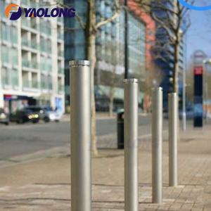 Yaolong 1 metre 304 paslanmaz çelik açık yol bahçe Bollard çelik trafik sokak güvenliği baba - Product Image 4