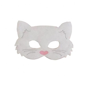 <span class=keywords><strong>Masque</strong></span> en feutre pour <span class=keywords><strong>chat</strong></span> et <span class=keywords><strong>chat</strong></span>, déguisement d'halloween - Product Image 2