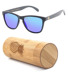 Barcur — lunettes de soleil polarisées en bois, verres solaires avec cadre pc - Product Image 1