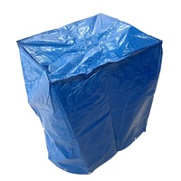Bâche de protection pour palettes, bâche imperméable de 140 g/m², ajustée, réutilisable, pour palettes