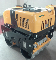 Nivo NV301 848kg, mini rouleau compresseur à Double tambour télécommandé, petit compacteur à rouleaux d'asphalte, pièces ou tampons, moteur EPA