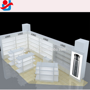 white makeup display cabinet cosmetic showcase rack with drawers