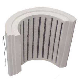 1200 डिग्री हीटिंग भट्ठी भागों को ट्यूब भट्ठी के लिए एल्युमिना सिरेमिक फाइबर चैंबर - Product Image 5