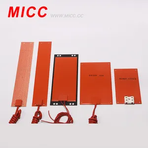 MICC Konkurrenzfähiger preis 220-380 v elektrische flexibilität silikonkautschuk heizung matte für feuchte