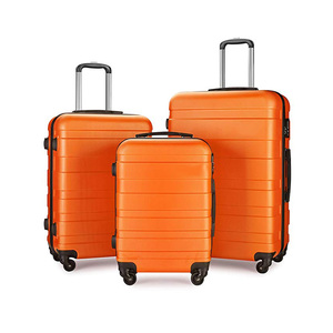 Ensemble de bagages à roulettes ABS 3 pièces, <span class=keywords><strong>valise</strong></span> rigide à roulettes, bagage à main - Product Image 2