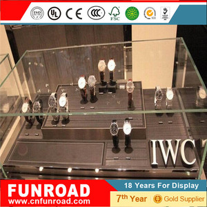 <span class=keywords><strong>Vitrina</strong></span> templada escaparate de la exhibisión para tiendas relojerías con pintura hornada estilo <span class=keywords><strong>elegante</strong></span> - Product Image 1