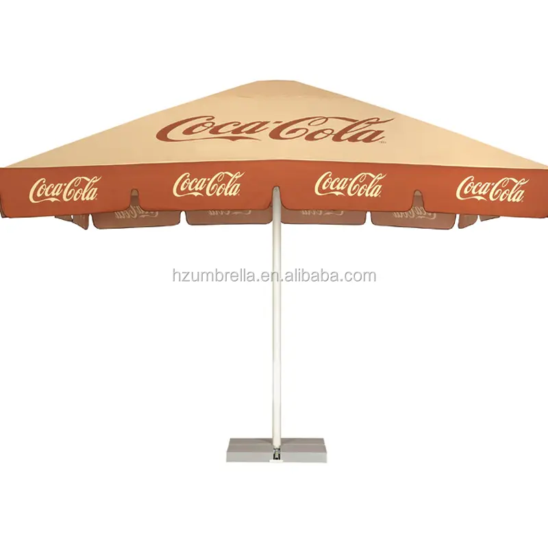 4x4m Market Patio Umbrella Garden Sun Umbrella with Tilt Uv Resistant Umbrellas Parasol