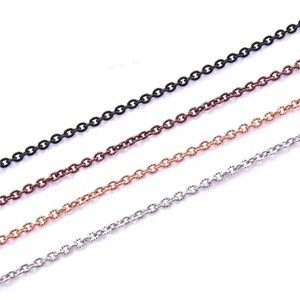 SN091 funky gioielli semplice <span class=keywords><strong>acciaio</strong></span> <span class=keywords><strong>chirurgico</strong></span> lunga collana a catena in oro pressione spline catena all'ingrosso - Product Image 1